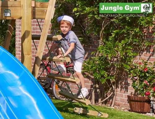 Jungle Gym loc de joaca turn Hut cu modul vapor Boat 