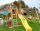 Jungle Gym loc de joaca Turn Chalet cu Modul Minimarket si leagan 