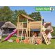 Jungle Gym loc de joaca Turn Shelter cu modul Locomotiva Train