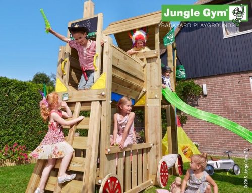 Jungle Gym loc de joaca Turn Shelter cu modul Locomotiva Train