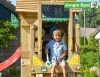 Jungle Gym loc de joaca Turn Shelter cu modul Locomotiva Train