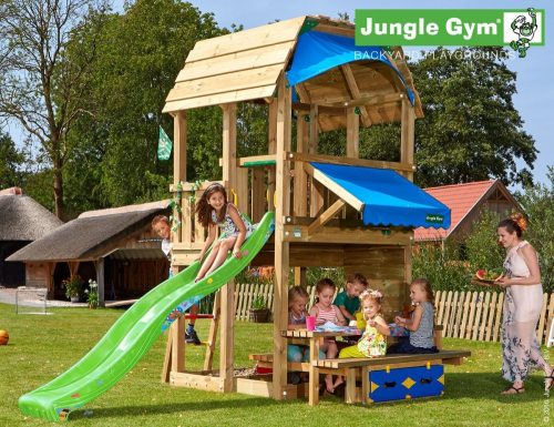 Jungle Gym loc de joaca Turn din lemn Barn cu modul Minipicnic 