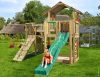 Jungle Gym loc de joaca Turn Chalet cu modul pod Bridge 