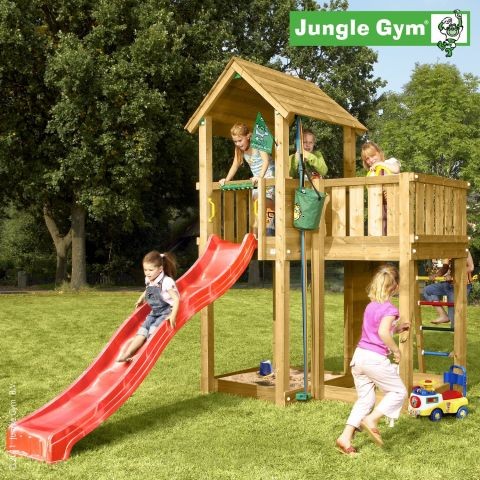Jungle Gym loc de joaca turn Mansion cu module Minipicnic si Minimarket 