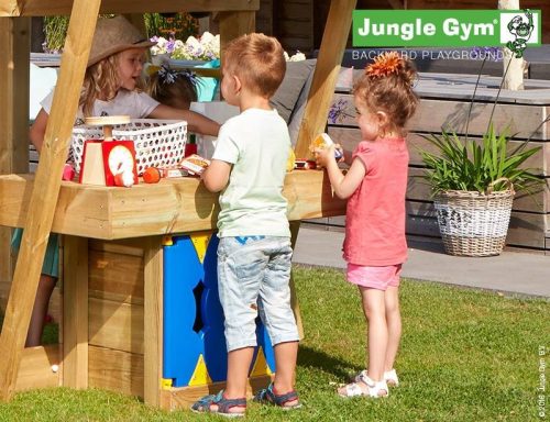 Jungle Gym loc de joaca turn Mansion cu module Minipicnic si Minimarket 