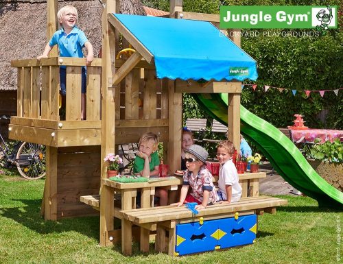 Jungle Gym loc de joaca turn Mansion cu module Minipicnic si Minimarket 
