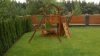 Jungle Gym loc de joaca Pirati cu turn Chalet cu modul Vapor si leagan 