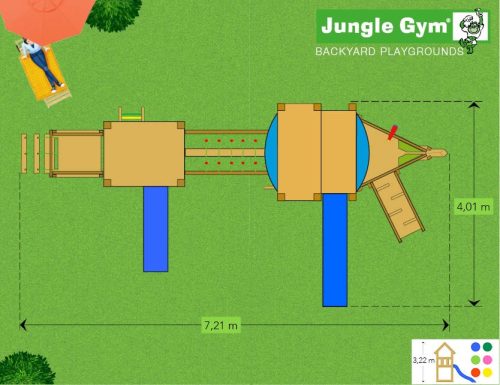 Jungle Gym Complex de joaca Mega 11 