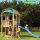 Jungle Gym Turn de joaca Barn cu tobogan de 290 cm 