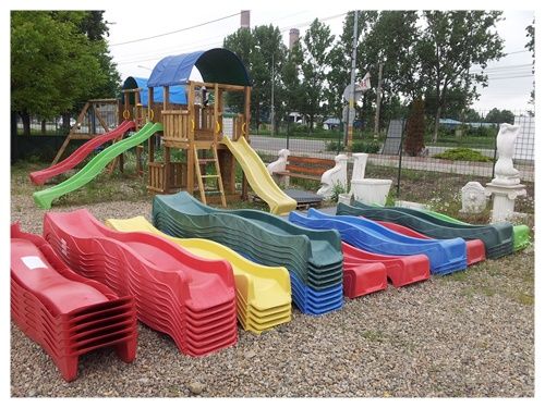 Set de accesorii pentru loc de joaca cu tobogan 290 cm 