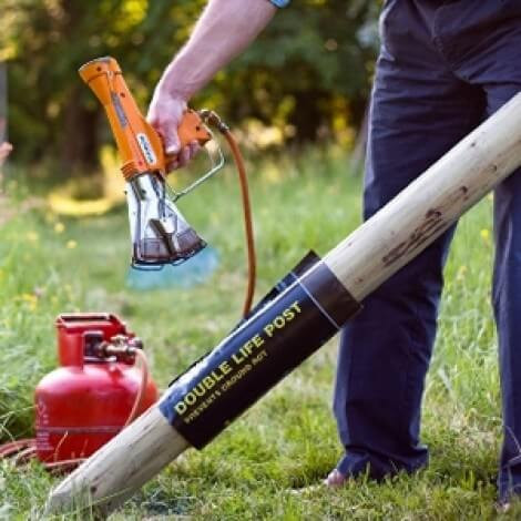 Folie anti-putrezire Postsaver de 4 bucăți, 75mm