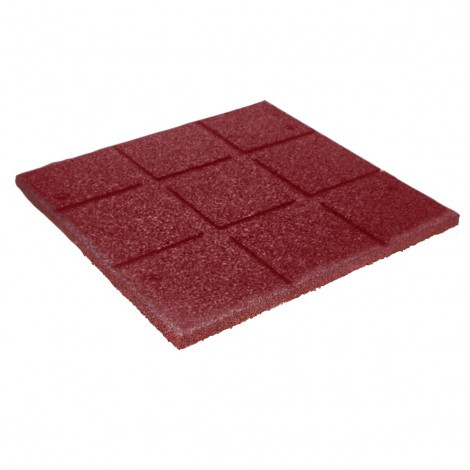 Dale de cauciuc ReFlex Grid 2cmx40cmx40cm Roșu