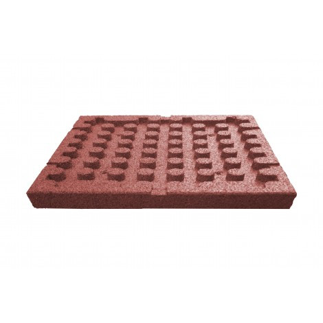 Dale de cauciuc ReFlex 4cmx50cmx50 cm Roșu
