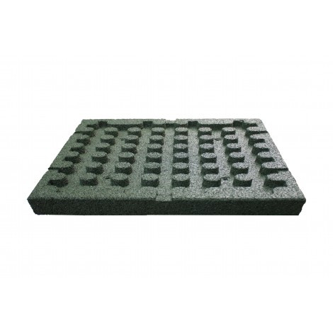 Dale de cauciuc ReFlex 5cmx50cmx50 cm, Negru