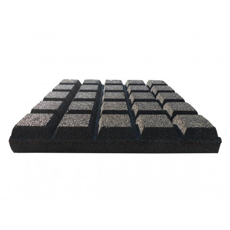 Dale de cauciuc ReFlex 7cmx50cmx50 cm, Negru	
