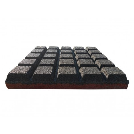 Dale de cauciuc ReFlex 7cmx50cmx50 cm, Negru	