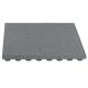 Dale de cauciuc ReFlex 4,5cmx50cmx50 cm, Gri