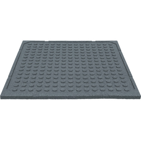 Dale de cauciuc ReFlex 4,5cmx100cmx100 cm, Gri