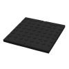 ReFlex Dale de cauciuc Fitness premium 1000 3cmx50cmx50 cm - Negru
