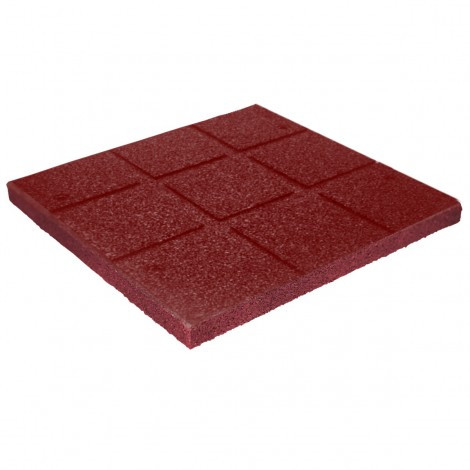 Dale de cauciuc ReFlex Grid 3cmx40cmx40cm Roșu