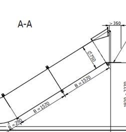Tobogan tubular drept 3.00 m