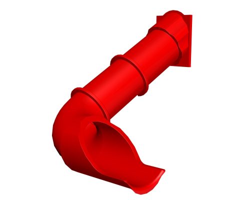 Tobogan tubular curbat 1.85 m
