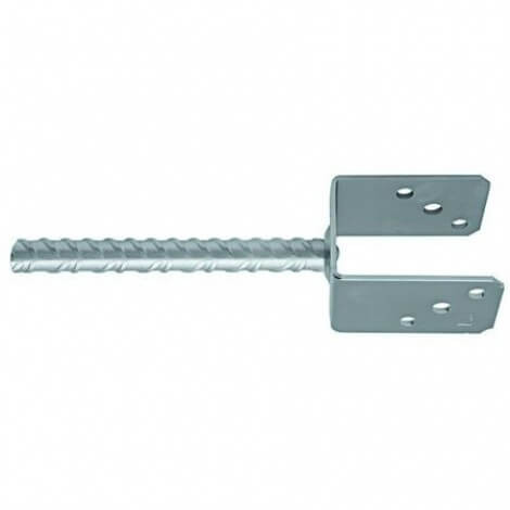 Suport stalp tip U cu montare cu infigere in beton  Basic 7x7
