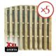 Oferta XXL Gard Multi arcuit cu lamele de 8 mm 180x180 cm 5 buc.