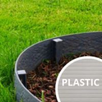 Bordura pentru pat de flori din plastic
